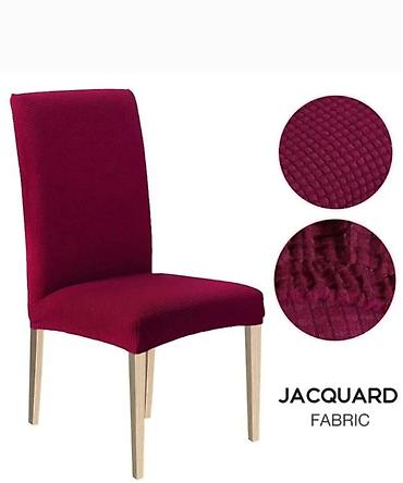 Prekrivači za nameštaj: Rastegljive navlake za stolice 6 kom - Univerzalne elastične presvlake — 7