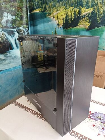 купить системный блок: ПК корпусу, Жаңы, AeroCool, ATX, түсү - Кара