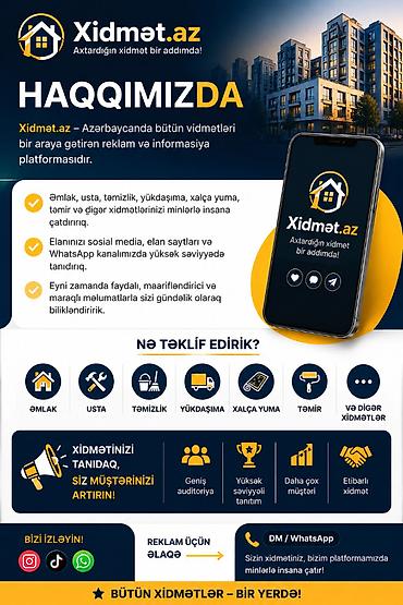 Xidmət.az – Azərbaycanda bütün xidmətləri bir araya gətirən reklam və