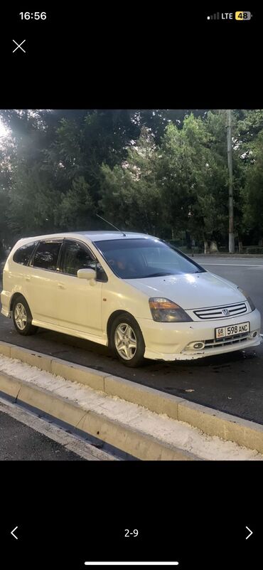 Honda: Honda Stream: 2001 г., 2 л, Типтроник, Бензин, Минивэн