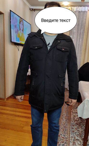 зимняя куртка мужская бишкек: Куртка M (EU 38), L (EU 40), цвет - Черный