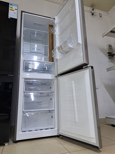 Холодильники: Холодильник Hisense, Новый, Двухкамерный, No frost, 60 * 185 * 57, С рассрочкой — 4