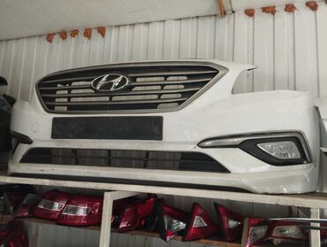 вампер на спринтер: Передний Бампер Hyundai Б/у, цвет - Белый, Оригинал