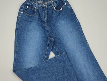 spódnice w biało granatowe paski: Jeans, S (EU 36), condition - Perfect