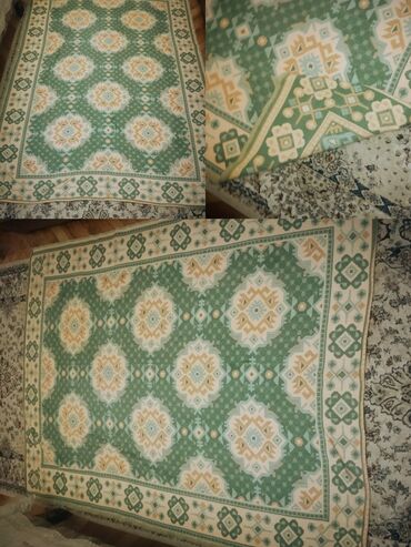 Döşəklər: 2/160 ölçü xalça Təbriz 25 manata qaralı ağlı saçaqlı İran xalçası — 4