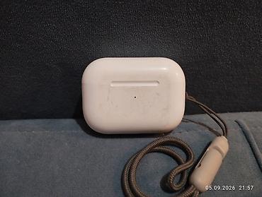 аудио техника: Беспроводные вакуумные наушники, Apple, AirPods Pro, Б/у — 1