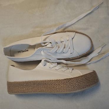 zara haljina s: Beli ženski platneni patike/espadrile DeeZee - Brend/model: DeeZee — 5