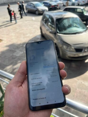 nokia 2720 fold: Redmi Note 8, 128 GB, rəng - Göy, Barmaq izi