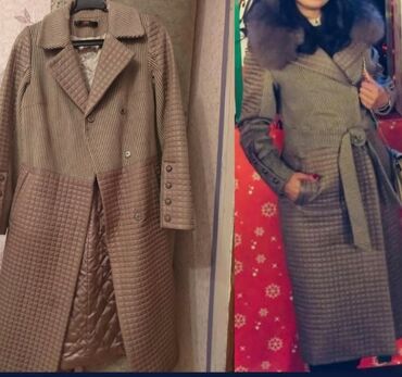 женские шарфы снуды: Qadınlar üçün qış palto - Model: Uzun, iki cinsli (double-breasted)