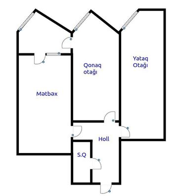 Yeni tikili: 9-cu mikrorayon, 2 otaqlı, Yeni tikili, 96 kv. m — 15