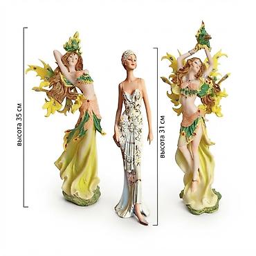Статуэтка декор "Девушка", статуэтка, высота изделия 31 - 35 см