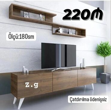 Uşaq və gənc otağı üçün dəstlər: *Tv Stend 💫220Azn* 💫Materialı Rusiya Laminatı 18/lik ✔️Rəng seçimi