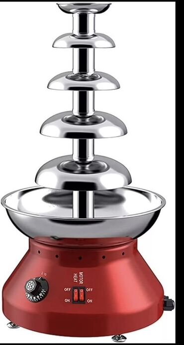 Шоколадный фонтан электрический - Материал: нержавеющая сталь (чаша и