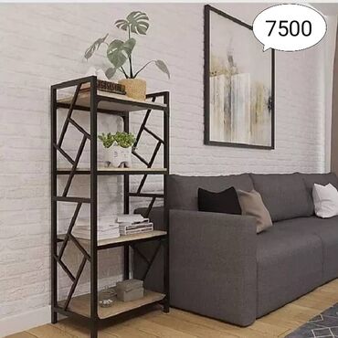 Полки для цветов: Лофт стиле, полка, стеллаж, подставки для цветов для книги, стол — 15