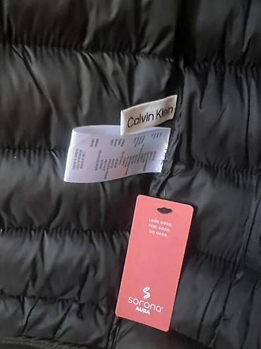 барбери куртка: Пуховик Calvin Klein original, мужской - Цвет: черный, глянцевый — 4