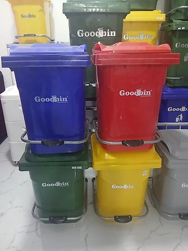 Tullantı qabları: Goodbin təkərli tullantı konteynerləri - İstifadə sahəsi: ofis — 3