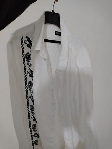 bot kişi: Köynək, Dolce & Gabbana, L, rəng - Ağ — 1