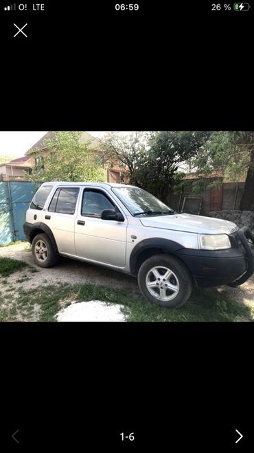 рендж ровер спорт: Land Rover Freelander: 2002 г., 2.5 л, Автомат, Бензин, Кроссовер