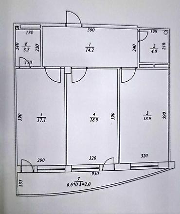 yasma: Yasamal, 2 otaqlı, Yeni tikili, m. 20 Yanvar, 84 kv. m — 2