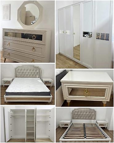 taxt tumba: İkinəfərlik çarpayı, Termo, Dolab, 2 tumba, İşlənmiş — 1