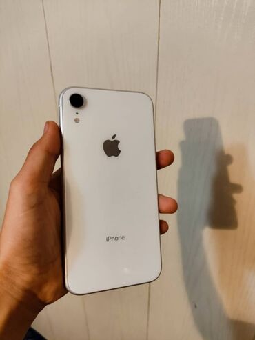 tecno pova 5 цена в бишкеке 128 гб: IPhone Xr, Б/у, 64 ГБ, Белый, Чехол