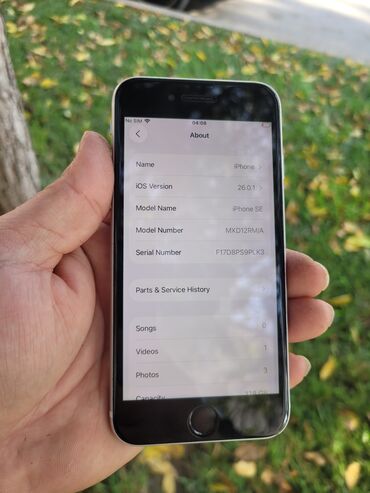 Apple iPhone: IPhone SE, 128 GB, Ağ, Barmaq izi -da lalafo.az — 6 Apple iPhone: IPhone SE, 128 GB, Ağ, Barmaq izi — 6