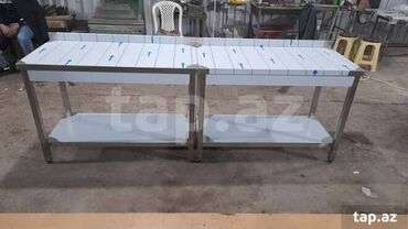 Nerjaveykalar: Paslanmayan poladdan iş masaları və stollar - Material: AISI -da lalafo.az — 4 Nerjaveykalar: Paslanmayan poladdan iş masaları və stollar - Material: AISI — 4