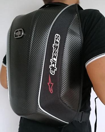 Sportske torbe i rančevi: Moto ranac Alpinestars/OGIO stil – aerodinamični hard shell - Tvrda — 14
