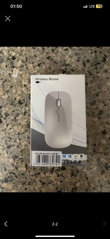ноутбук aple: Мышь без проводная работает по Bluetooth