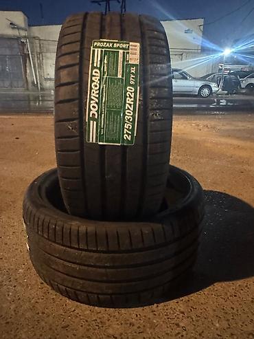 su reduktoru: Məhsul: DOVROAD Prozax Sport təkərlər Ölçü: 275/30 ZR20 Yük/sürət — 3