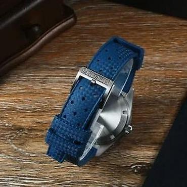 Ručni satovi: San Martin SN0139 - 39mm - Plava Potpuno nov muški sat San Martin — 16