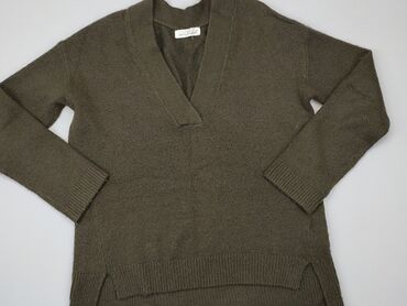bluzki do zielonych spodni: Sweter, H&M, L (EU 40), condition - Good