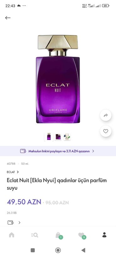 chanel chance qiymeti: Original Oriflame məhsullarının ucuz qiymətə satışı