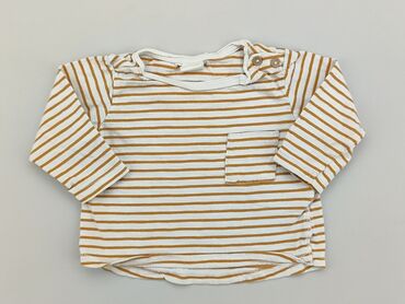 beżowa elegancka bluzka: Bluzka, H&M, 3-6 m, stan - Dobry