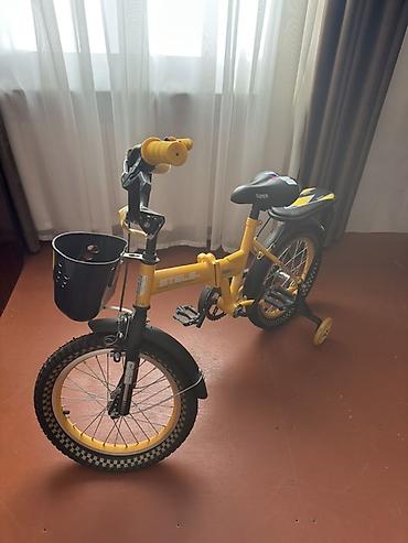 Velosipedlər: Uşaq velosipedi – STELS, 16" yenidir - Rəng: sarı-qara - Çarx ölçüsü — 2
