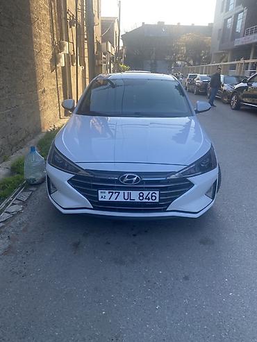 elantra diffuser: Hyundai Elantra sedan – ağ rəng, son nəsil (facelift) dizayn. Texniki — 3