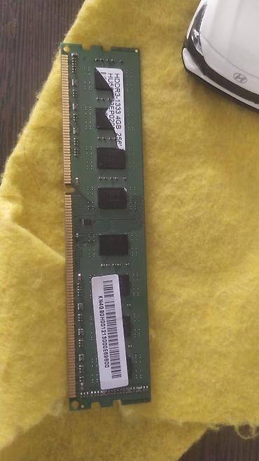 dell ddr3: Operativ yaddaş (RAM) HyperX, 4 GB, 1333 Mhz, DDR3, PC üçün, İşlənmiş — 1