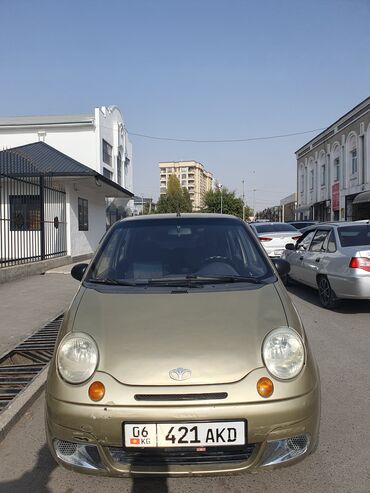 бишкек продажа авто гибрид: Daewoo Matiz: 2007 г., 0.8 л, Механика, Бензин