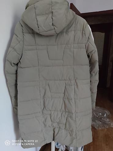 nike tech flecce: Пуховик, По колено, С капюшоном, L — 2