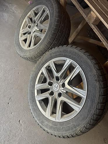 pajero 4: Комплект колес в сборе: литые диски + зимние шины Yokohama Geolandar — 3