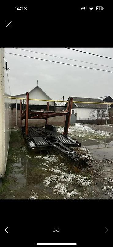 автовозные прицепы: Автовоз-прицеп двухъярусный - Двухосный прицеп-автовоз с верхней и — 1