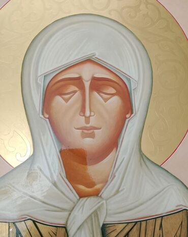 Картины: Икона писанная Св. Блаженная Матрона Московская Св. Ангел Хранитель — 4