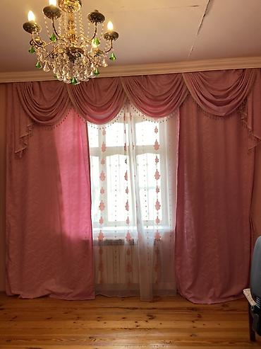 cılçıraq: İşlənmiş, Satin Pərdə, rəng - Çəhrayı, Pulsuz çatdırılma — 1