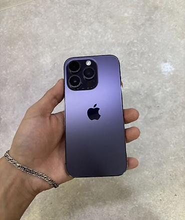 IPhone 14 Pro, цвет Deep Purple 76акб 128гб все родное не менял