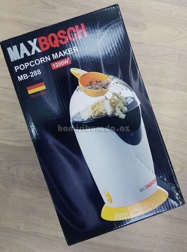 Popkorn aparatları: Popkorn hazırlayan MaxBosch MB-288 Marka:MaxBosch 220V elektrik ilə