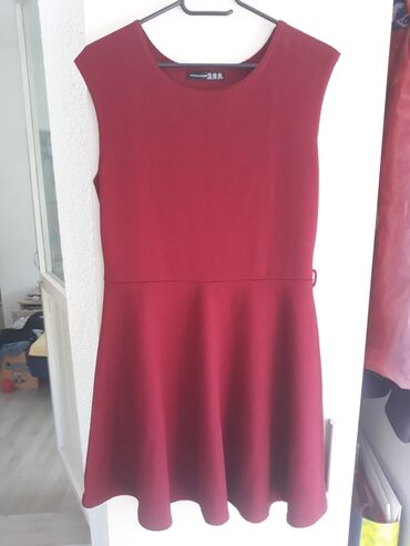 elza haljina: L (EU 40), color - Burgundy, Evening, Short sleeves