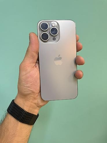 iphone telefonu: IPhone 15 Pro Max, Natural Titanium, Face ID — 1