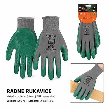 KMT Glatke nitrilne rukavice 9368953 Radne rukavice sa glatkim