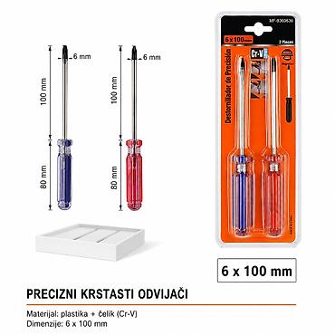 KMT Božićna snežna kugla drška odvijač 9369063 Precizni krstasti