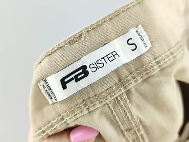 czarne cargo pull and bear: FB Sister, Spodnie cargo damskie, rozmiar S — 4